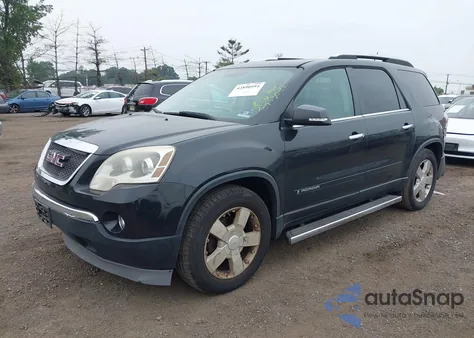 2008 GMC Acadia Slt2 z USA, uszkodzony, nr VIN 1GKEV33708J207676